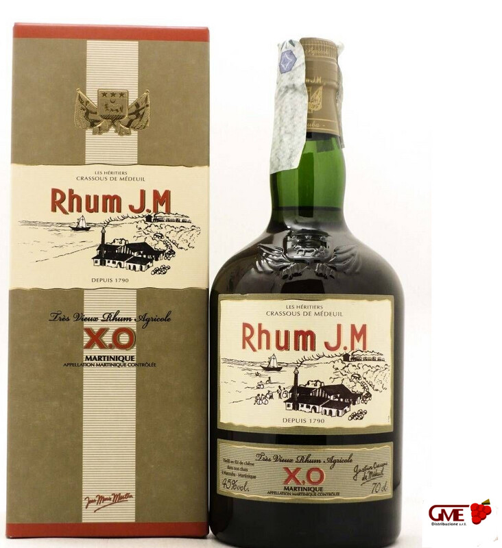 Rhum Agricole Jm Xo Martinique Cl.70 45% Vol Astucciato
