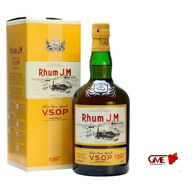 Rhum Jm Vieux Agricole Vsop Martinique Cl.70 43% Vol  Astucciato