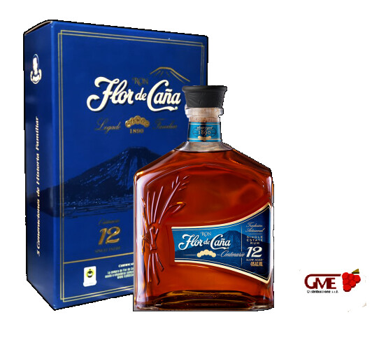 Ron Flor De Cana 12Y Cl.70 40% Vol Astucciato