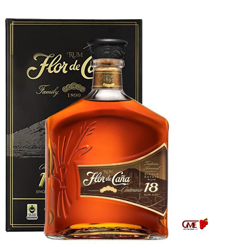 Ron Flor De Cana 18 Y 1 Litro Astucciato 40% Vol.