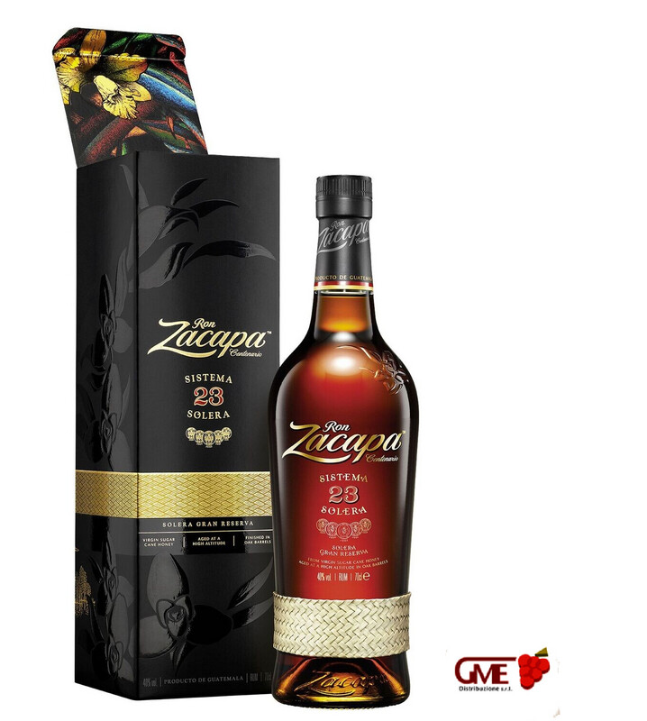 Ron Zacapa 23 Y Centenario Solera Gran Reserva Cl.70 Astucciato 40% Vol.