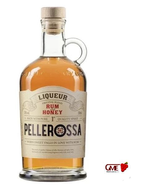 Rum And Honey Pellerossa Original Blend Distillerie Marzadro Cl.70 30% Vol.
