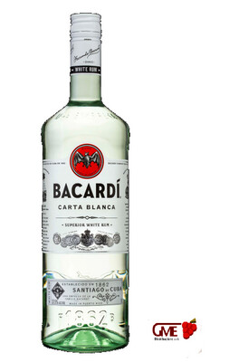 Rum Bacardi Superior Carta Blanca Litro 37,5°