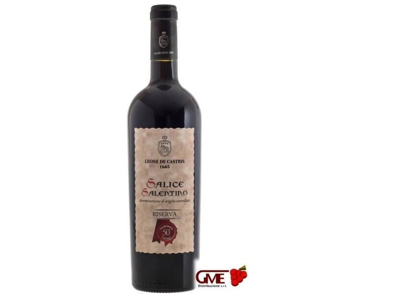 Salice Salentino Negroamaro Riserva 50esima Vendemmia Doc 2020 Leone De Castris Cl.75 14% Vol.