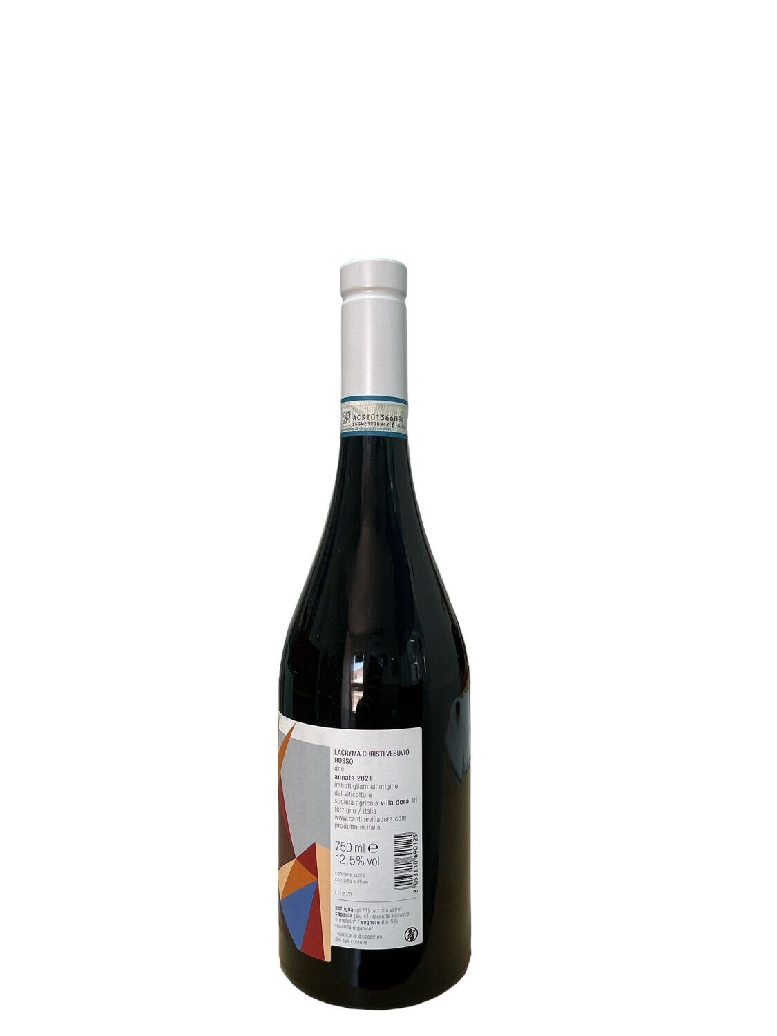 Lacryma Christi Rosso Del Vesuvio Doc 2023 Villa Dora Cl.75 12,5% Vol.