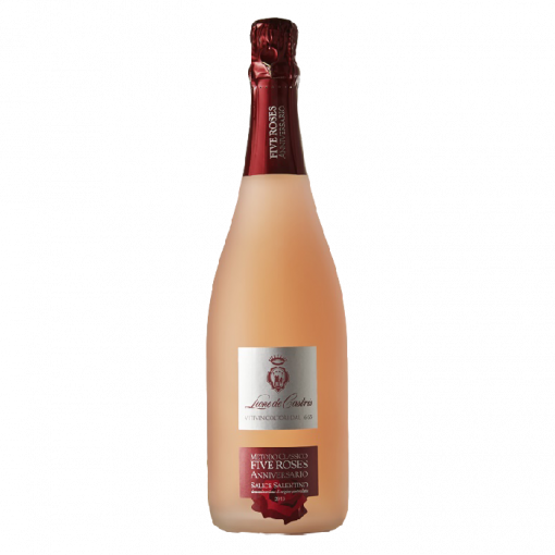 Spumante Five Roses Anniversario Metodo Classico Rose' 12% Vol Cl.75 Leone De Castris