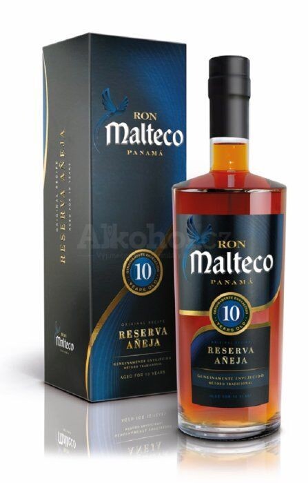 Ron Suave De Panama Malteco 10 Y Reserva Anejo Astucciato Cl.70 40% Vol.