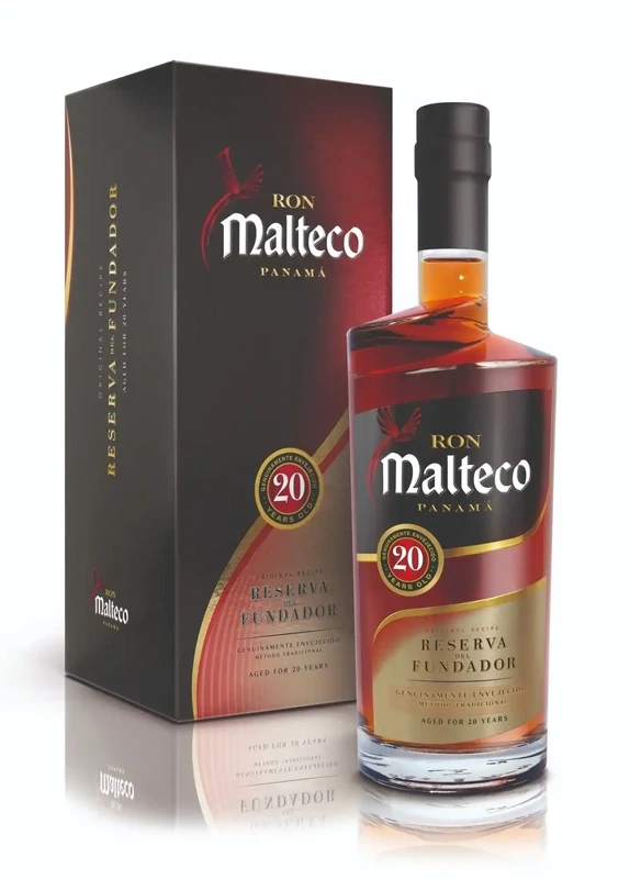 Ron Suave De Panama Malteco 20Y Reserva Del Fundador Cl.70 40% Vol Astucciato