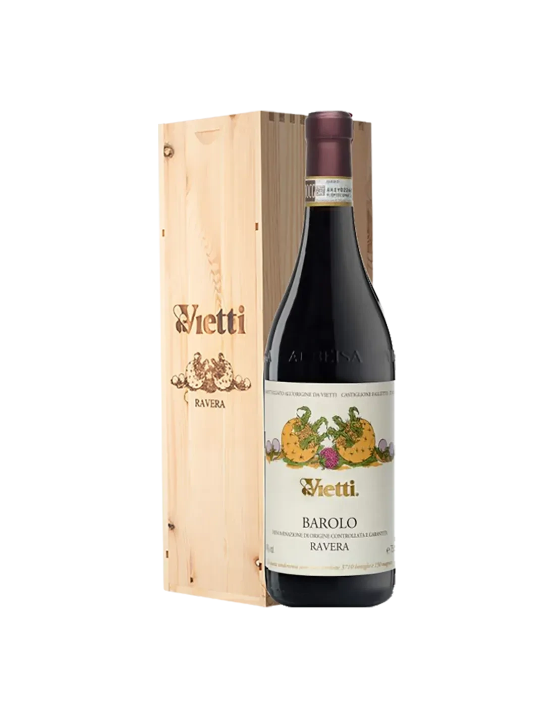 Barolo Ravera Docg 2019 Vietti Cl.75 14,5% Vol Cofanetto Legno