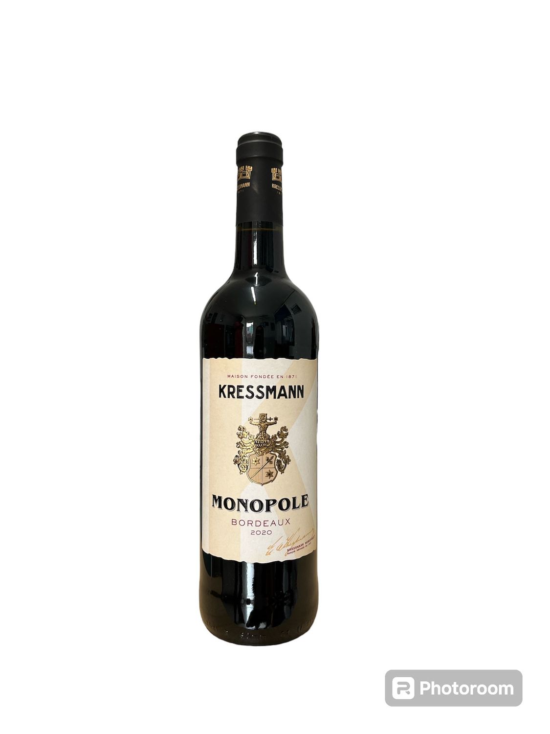 Kressmann Monopole  Bordeaux 2020  Cl 75  14,5% Vol