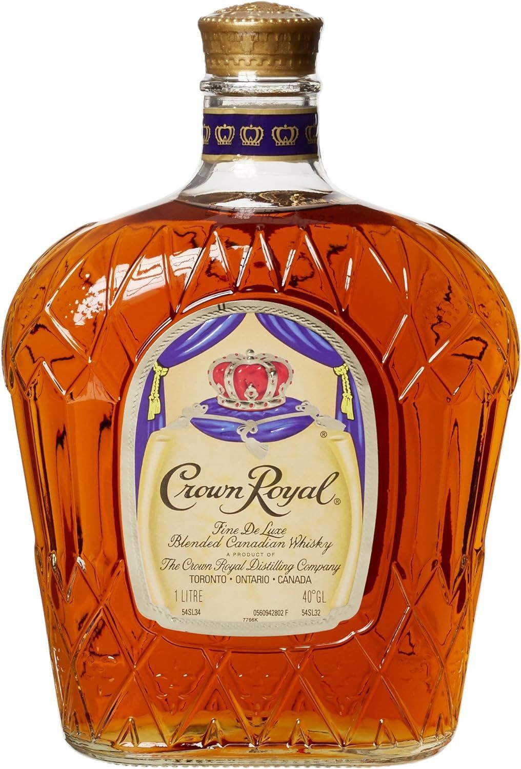 Whisky Canadian Crown Royal Litro 40% Vol