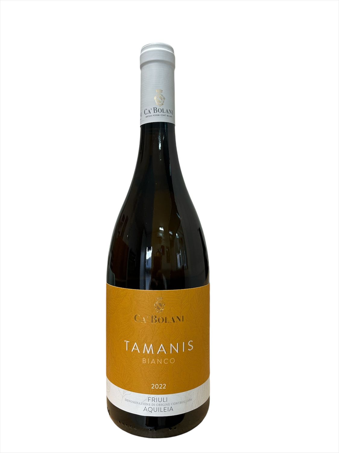 Tamanis Bianco Doc 2022 Aquileia Friuli Ca'Bolani Cl.75 13% Vol.