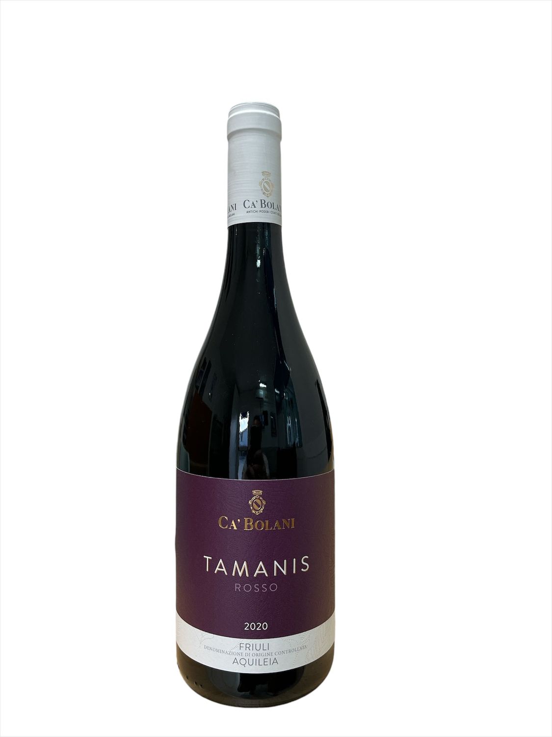 Tamanis Rosso Doc 2020 Aquileia Del Friuli Ca'Bolani Cl.75 13% Vol.