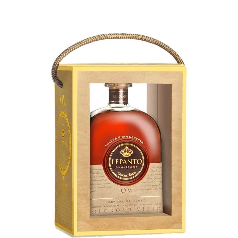 Brandy Lepanto Solera Gran Reserva Oloroso Viejo Cl.70 Astucciato 36% Vol.