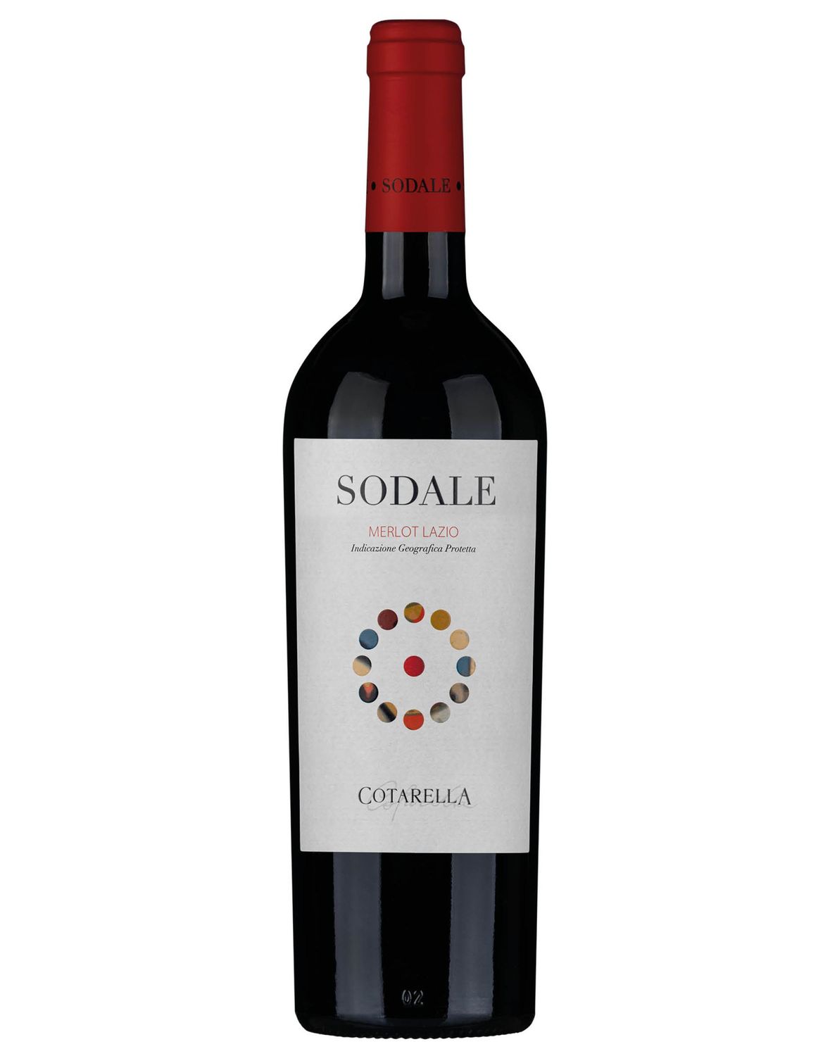 Sodale Merlot Lazio Igp 2022 Famiglia Cotarella Cl.75 14,5% Vol.