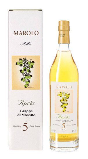 Grappa Di Moscato Après 5 Anni Riserva 2018 Marolo Astucciato Cl.70 42% Vol.