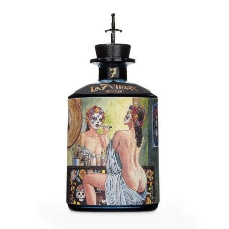 Tequila Blanco La 7 Vidas J. Rose Cl.70 40% Vol.