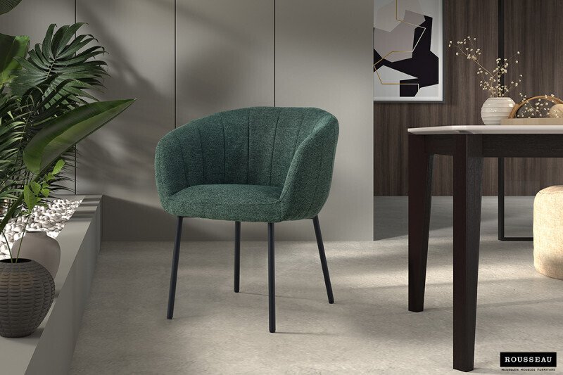 Stoel Sevilla Stof Groen - Set van 2