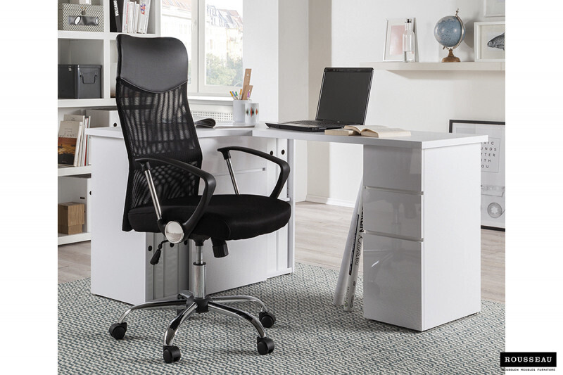 Bureaustoel Max Mesh Zwart