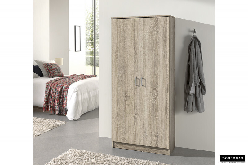 Opbergkast Ray 2 Deuren en 4 Legplanken Sonoma