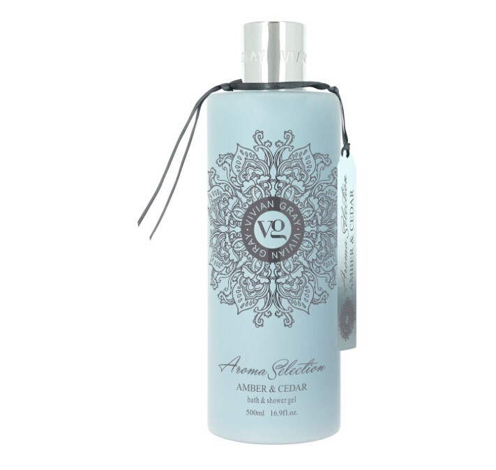 Vivian Gray Douchegel Amber &amp; Cedar 500ml
