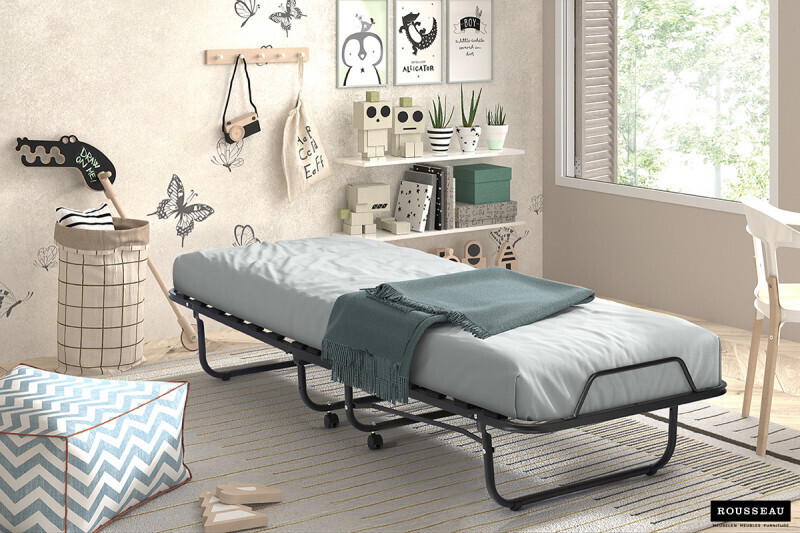 Plooibed Bruxelles 90 x 200cm Metaal