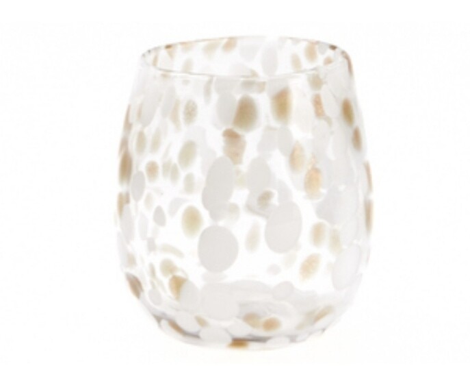 Windlicht Oslo Koper Wit