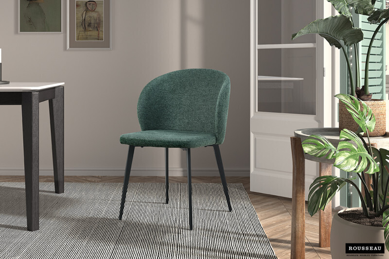 Stoel Toledo Stof Groen - Set van 2