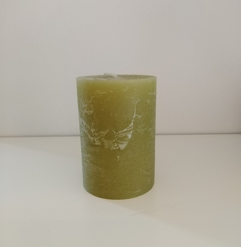Cilinderkaars Olive H 10 - Dia 7