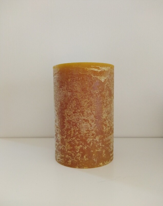 Cilinderkaars Oker H 15 - Dia 10