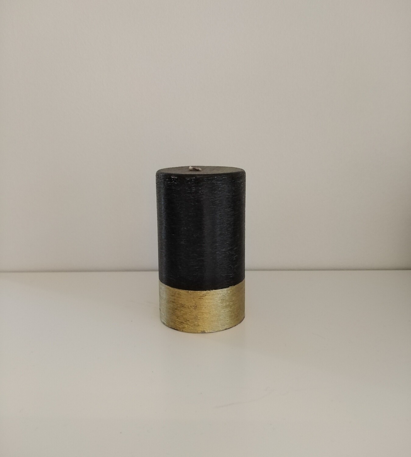 Deco-Candles Black Gold H 10 Dia 6