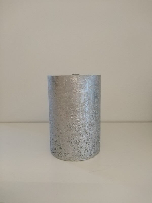 Cilinderkaars Zilver H12 - Dia 8