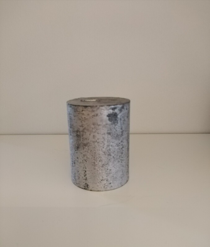 Cilinderkaars Zilver H8 - Dia 6