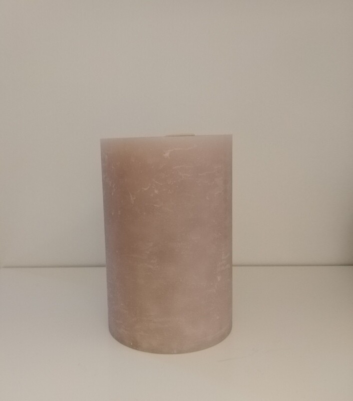 Kaars Rosy Brown H 15 - Dia 10