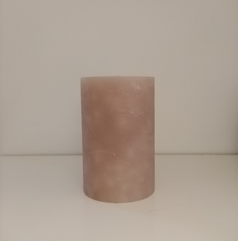 Kaars Rosy Brown H 12 - Dia 8