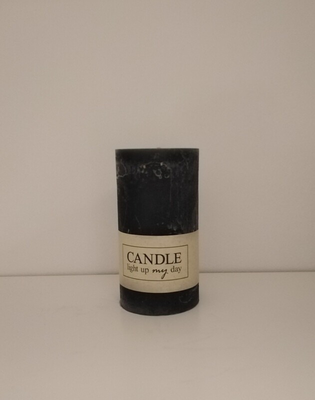 Donkergroen gevlamde kaars H 13 - Dia 7