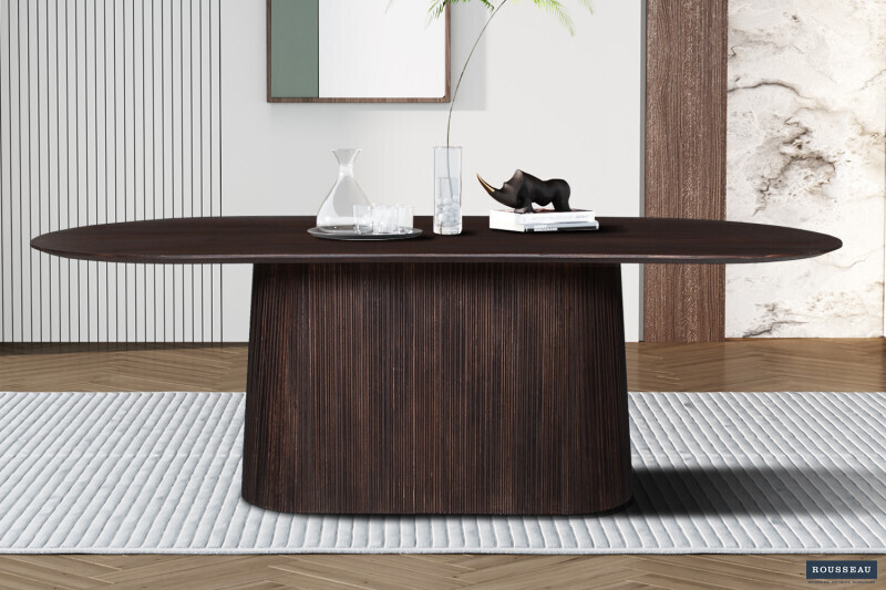 Miquel 230 cm Ovaal Donkerbruin