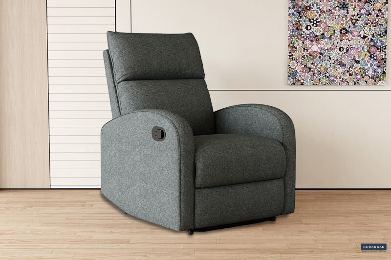 Relax France Manueel Verstelbaar Stof Grijs