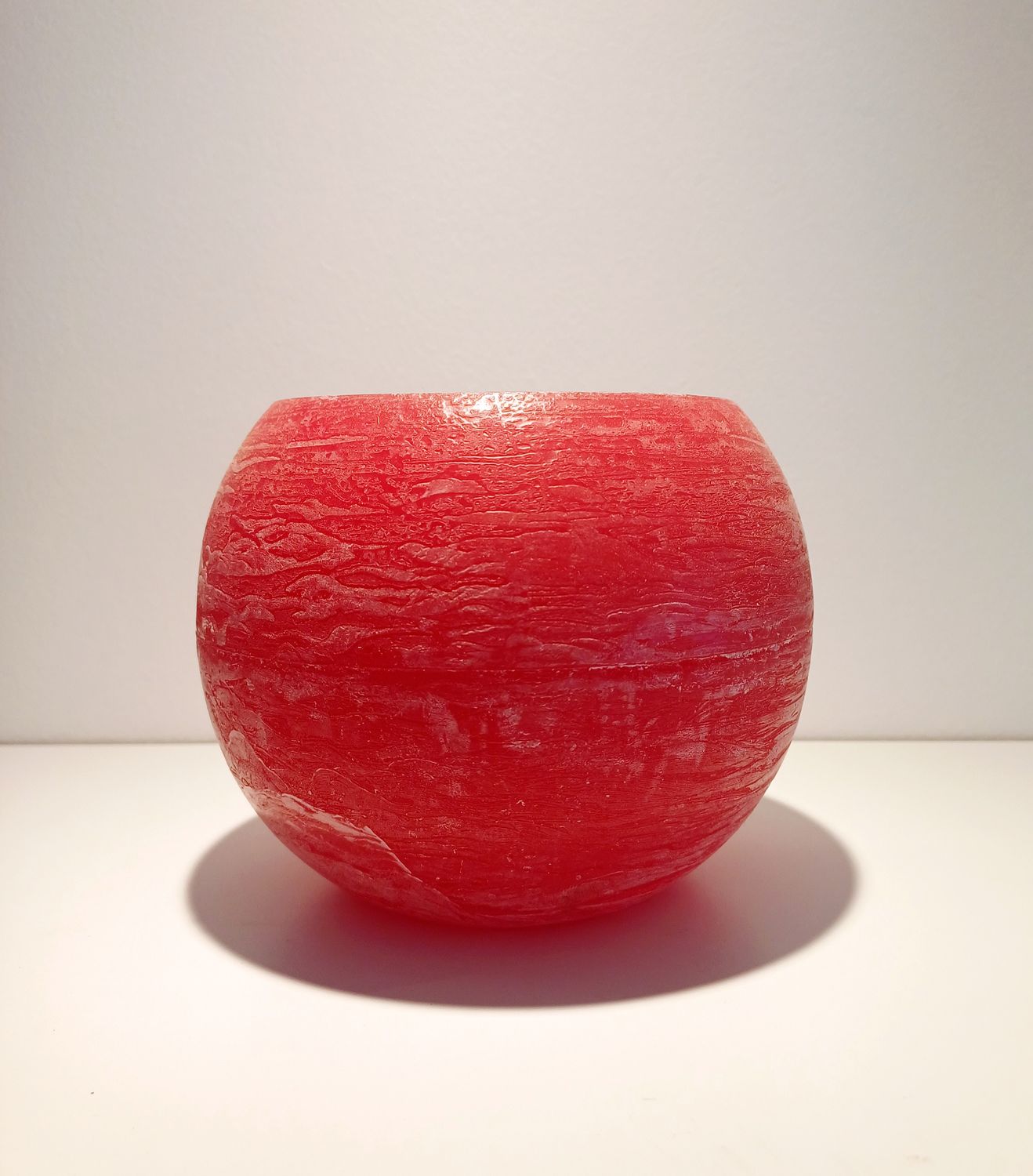 Kaarshouder in kaars wax Carmine Red