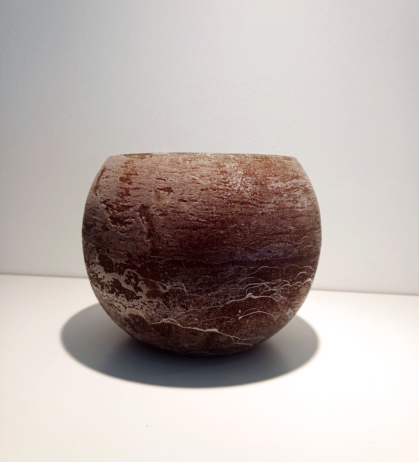 Kaarshouder in wax Dark Choco