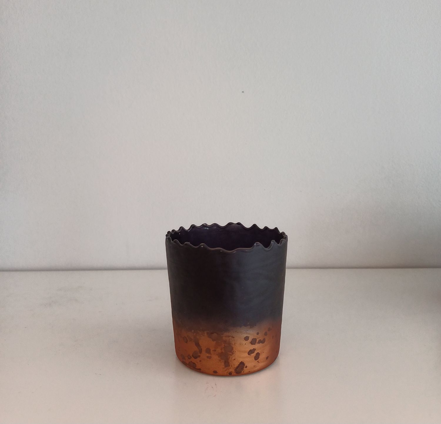 Waxine Licht Zwart/Brons