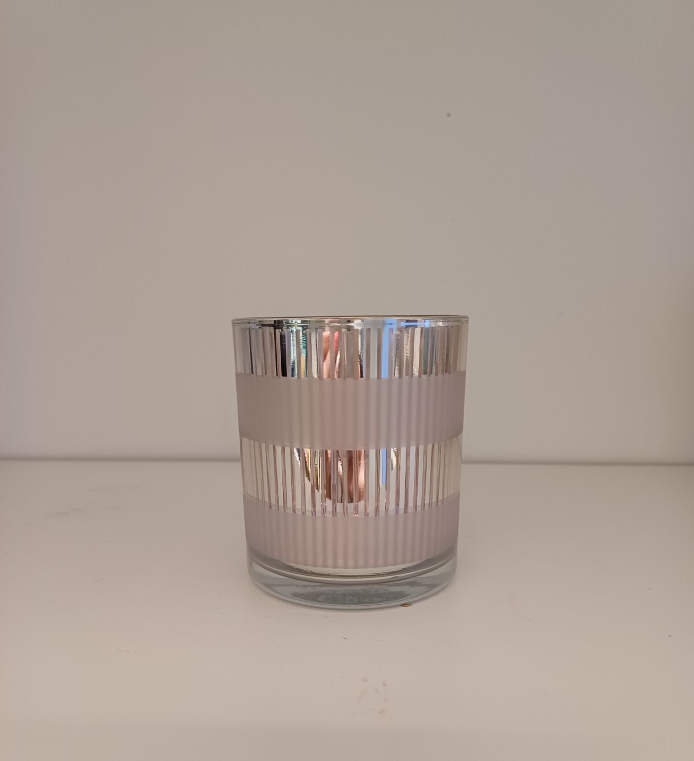 Theelichthouder Pink 8cm