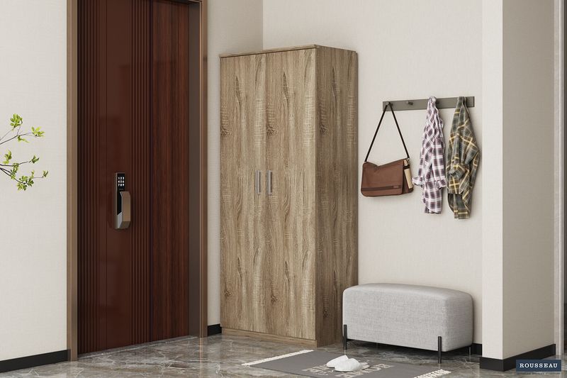 Schoenenkast Mike 2 Deuren Sonoma