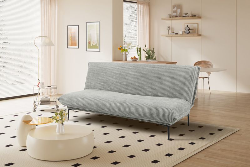 Slaapbank Alisa Corduroy Donkergrijs