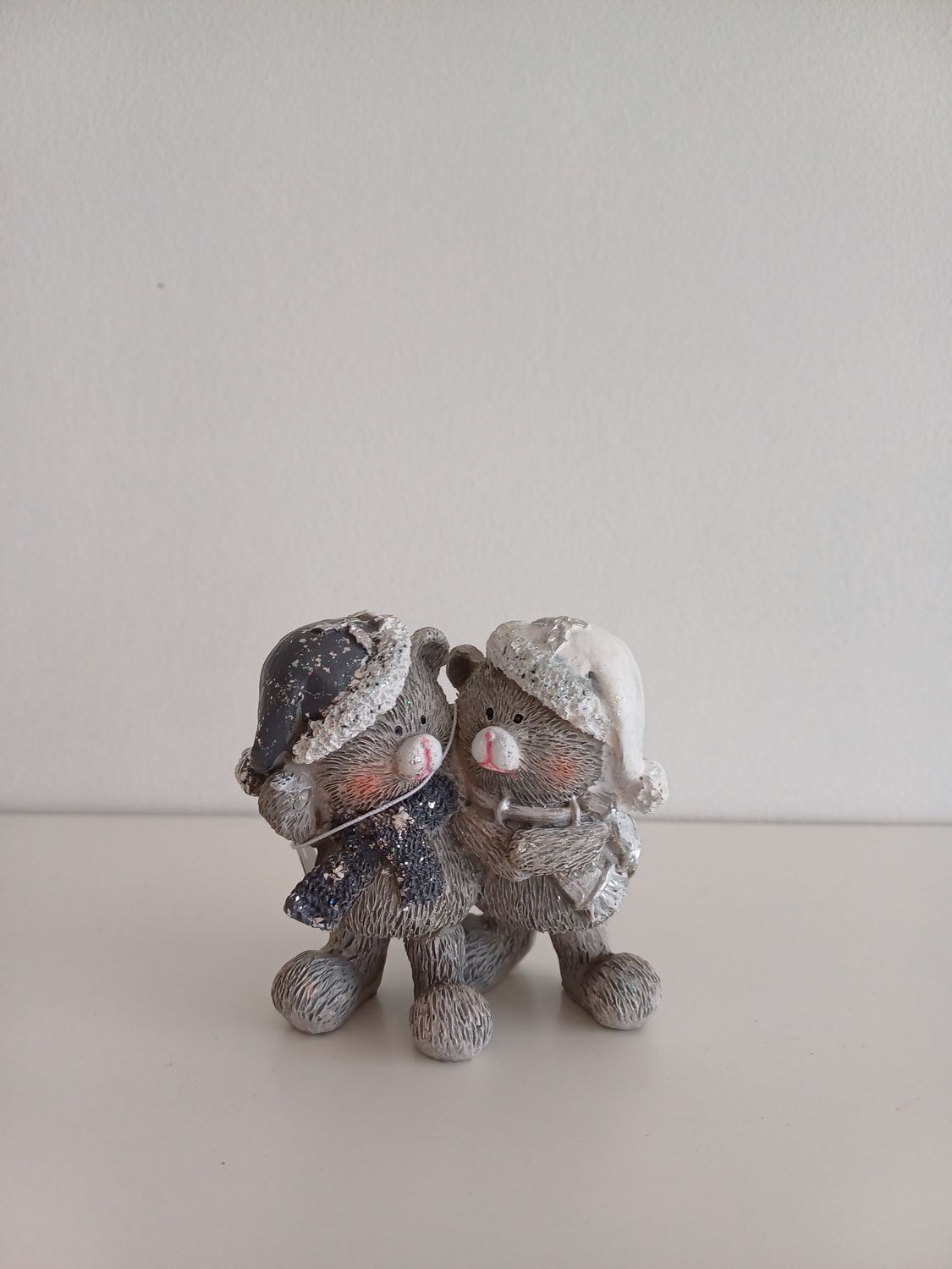 Koppel Beertjes Zilver/Grijs