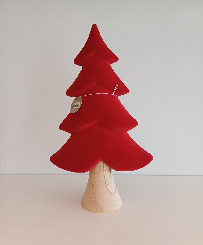 Kerstboom Rood Fluweel