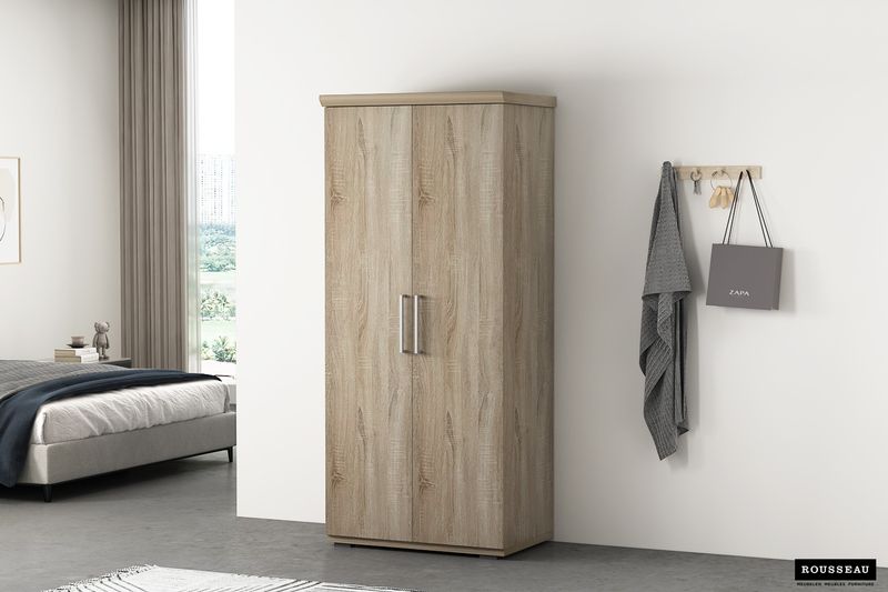 Kledingkast Mike 2 Deuren Sonoma