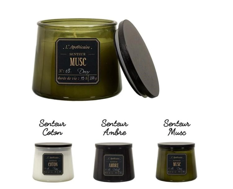 Geparfumeerde kaarsen - Set van 3