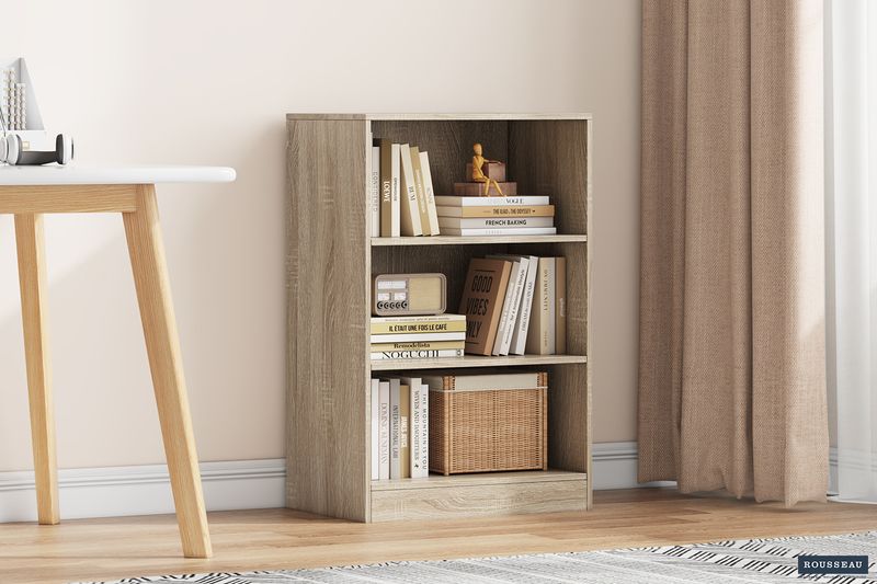 Boekenkast Space 2 Legplanken Sonoma