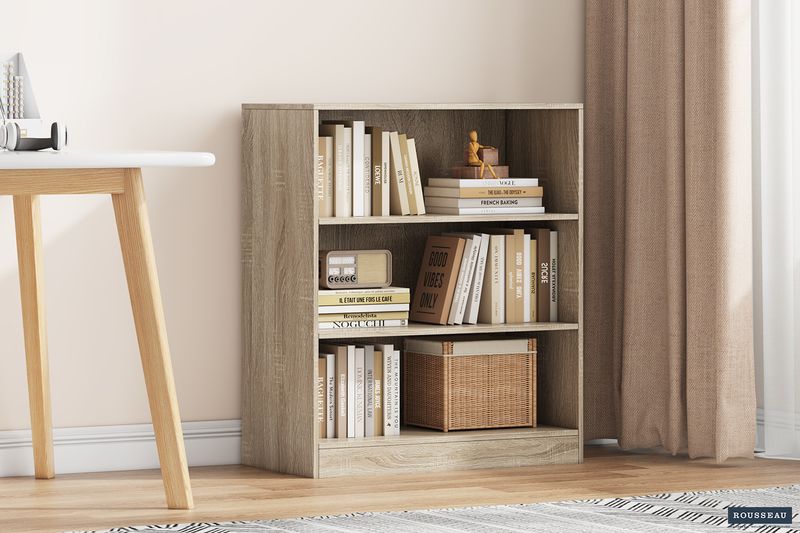 Boekenkast Space 2 Legplanken Sonoma